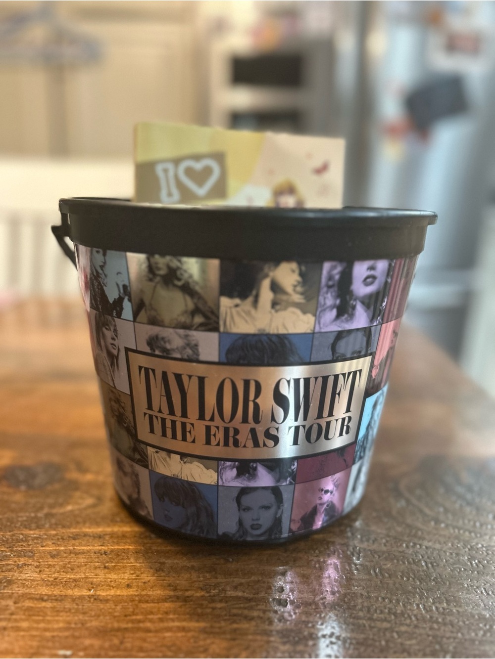 Taylor Swift The Eras Tour Black Plastic Popcorn Bucket AMC Exclusive & Book